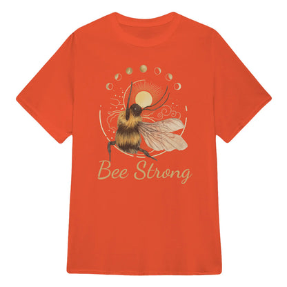 Bee Strong Moon Phase Chill Bee Yoga Classic Unisex T-Shirt | 5To9Style