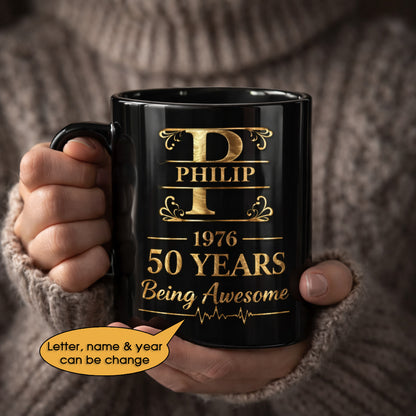 11oz Ceramic Mug Age personalized name, year, letter for birthday Hot Sale- 11oz Ceramic Mug