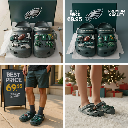 Hot trending P. Eagles Football Champion 2025 Crocs Charms