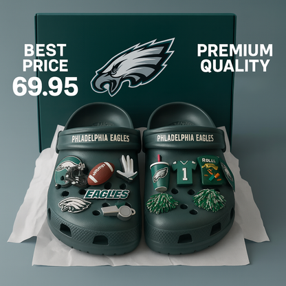 Hot trending P. Eagles Football Champion 2025 Crocs Charms