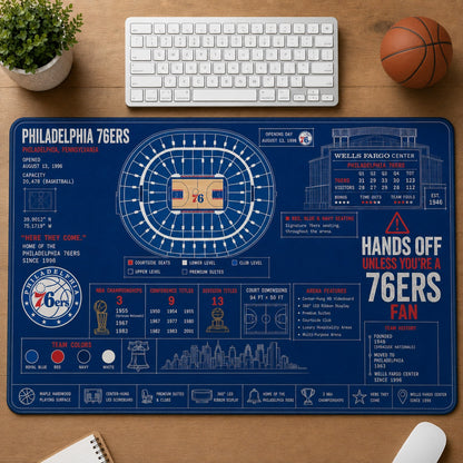 All Baseketball Stadiums Arena Blueprint Desk Mat Mouse Pad Plus Size Trending - 5to9style