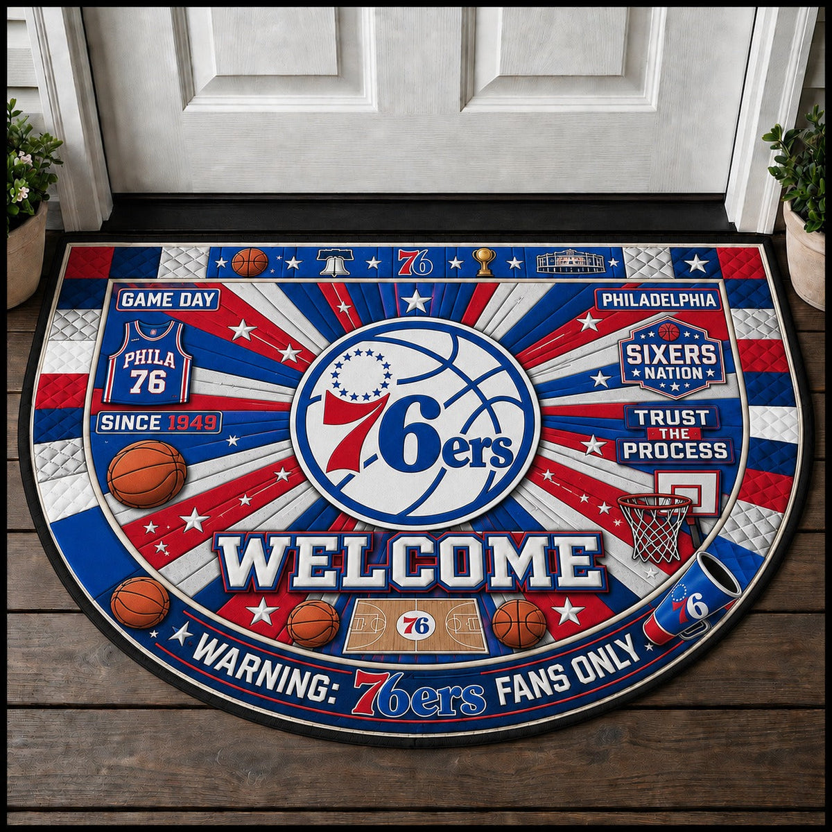 Basketball All Teams Custom Premium Welcome Mat – Personalized  Doormat