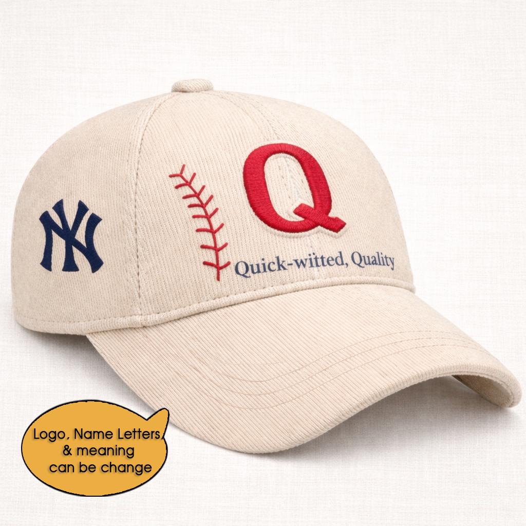 Baseball Personalized Letter 250th Anniversary USA  Unisex Baseball Cap