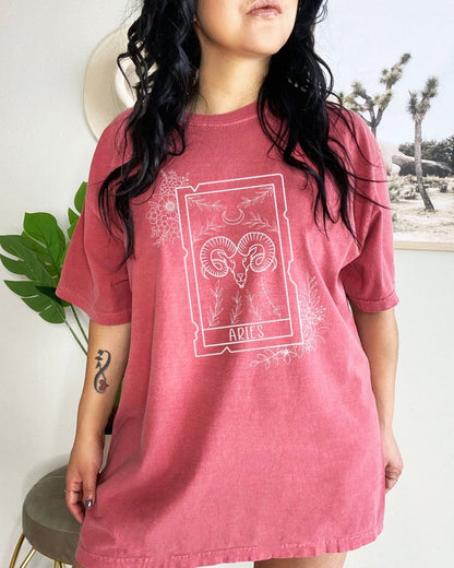 Zodiac Aries Astrology Graphic Classic Unisex T-Shirt | 5To9Style