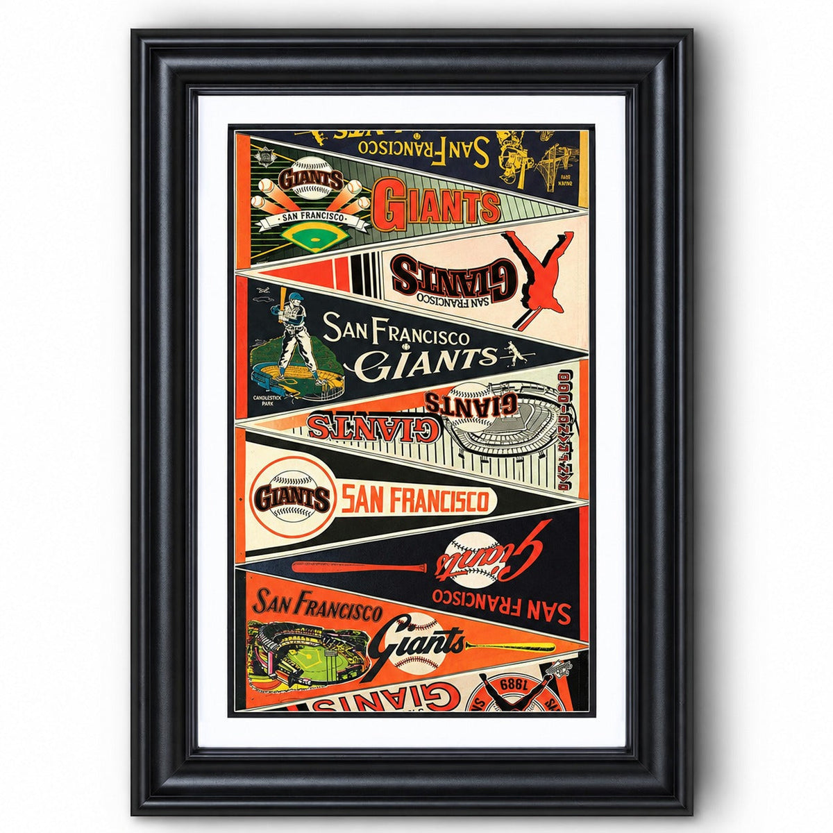 All Baseball Teams Vintage Anniversary For Baseball Fans Poster No Frame - Vertical Poster - 5to9vibe
