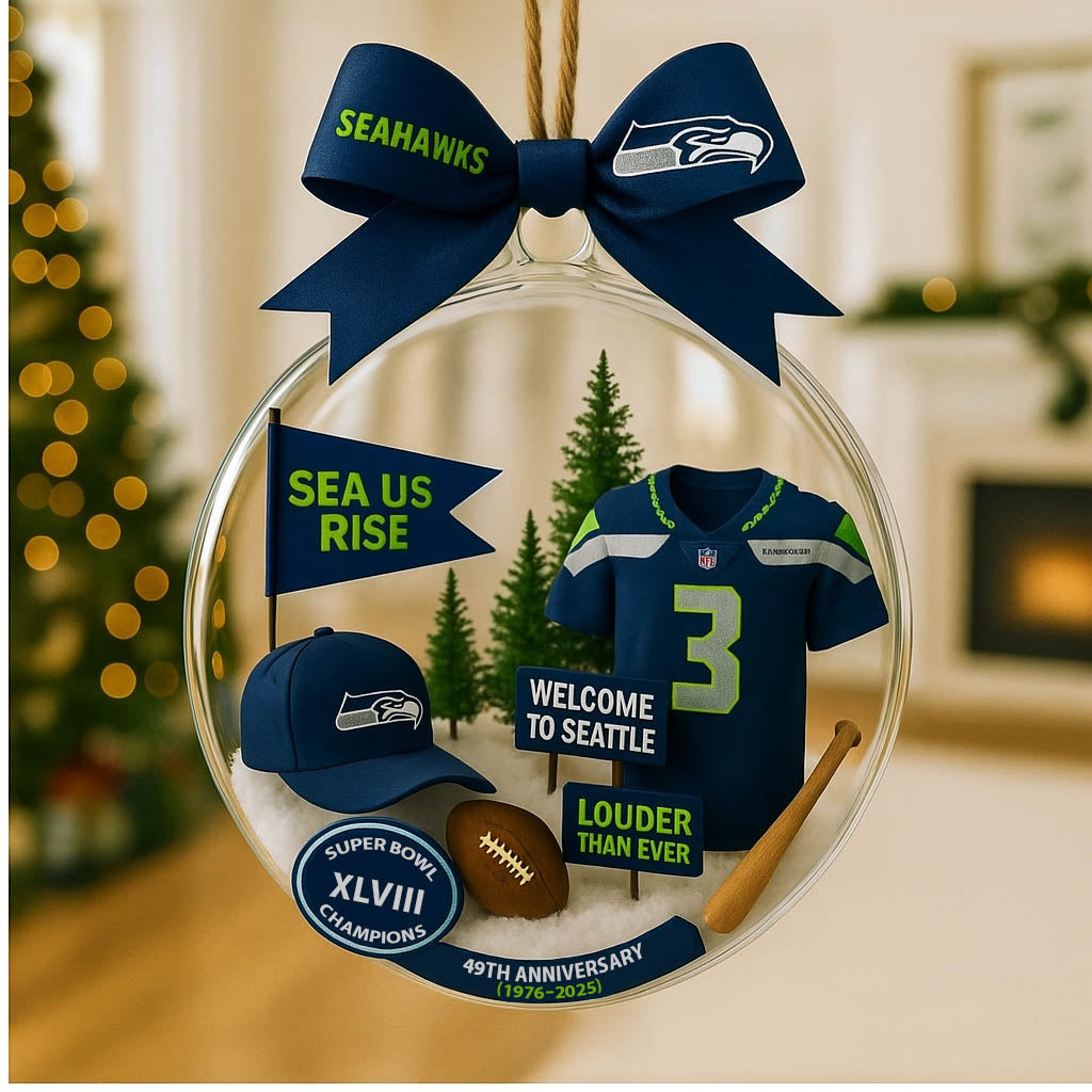 Christmas tree pendant with cute mascot and uniform of American baseball team - Ornament