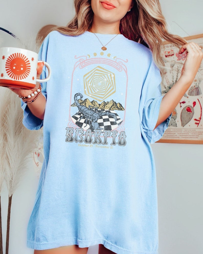 Zodiac Scorpio Astrology Graphic Classic Unisex T-Shirt | 5To9Style