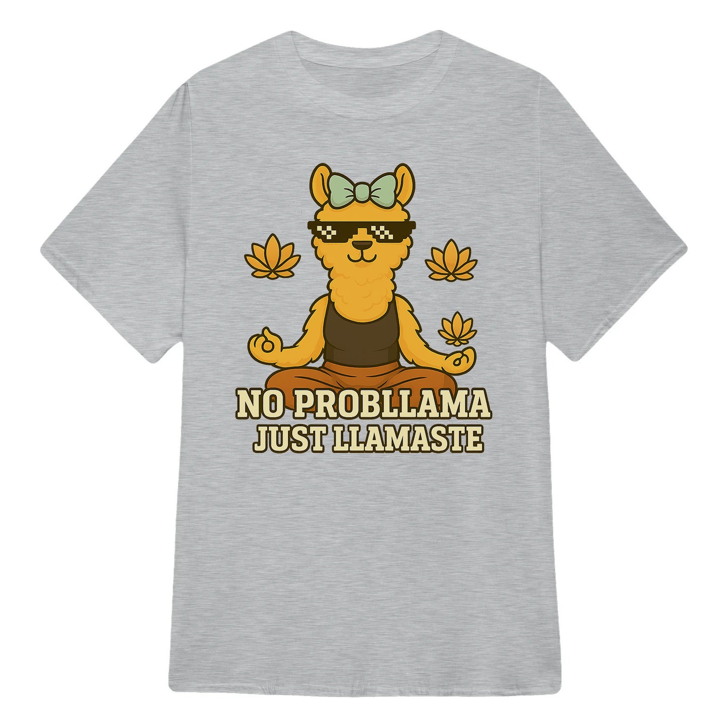 No Probllamaa Just Llamaste Chill Llama Yoga Classic Unisex T-Shirt | 5To9Style