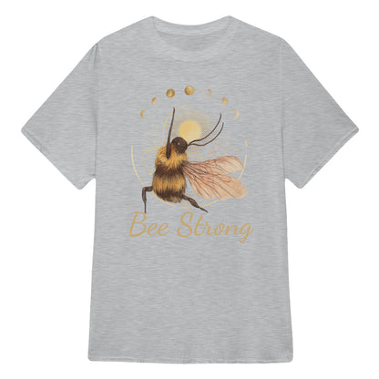 Bee Strong Moon Phase Chill Bee Yoga Classic Unisex T-Shirt | 5To9Style