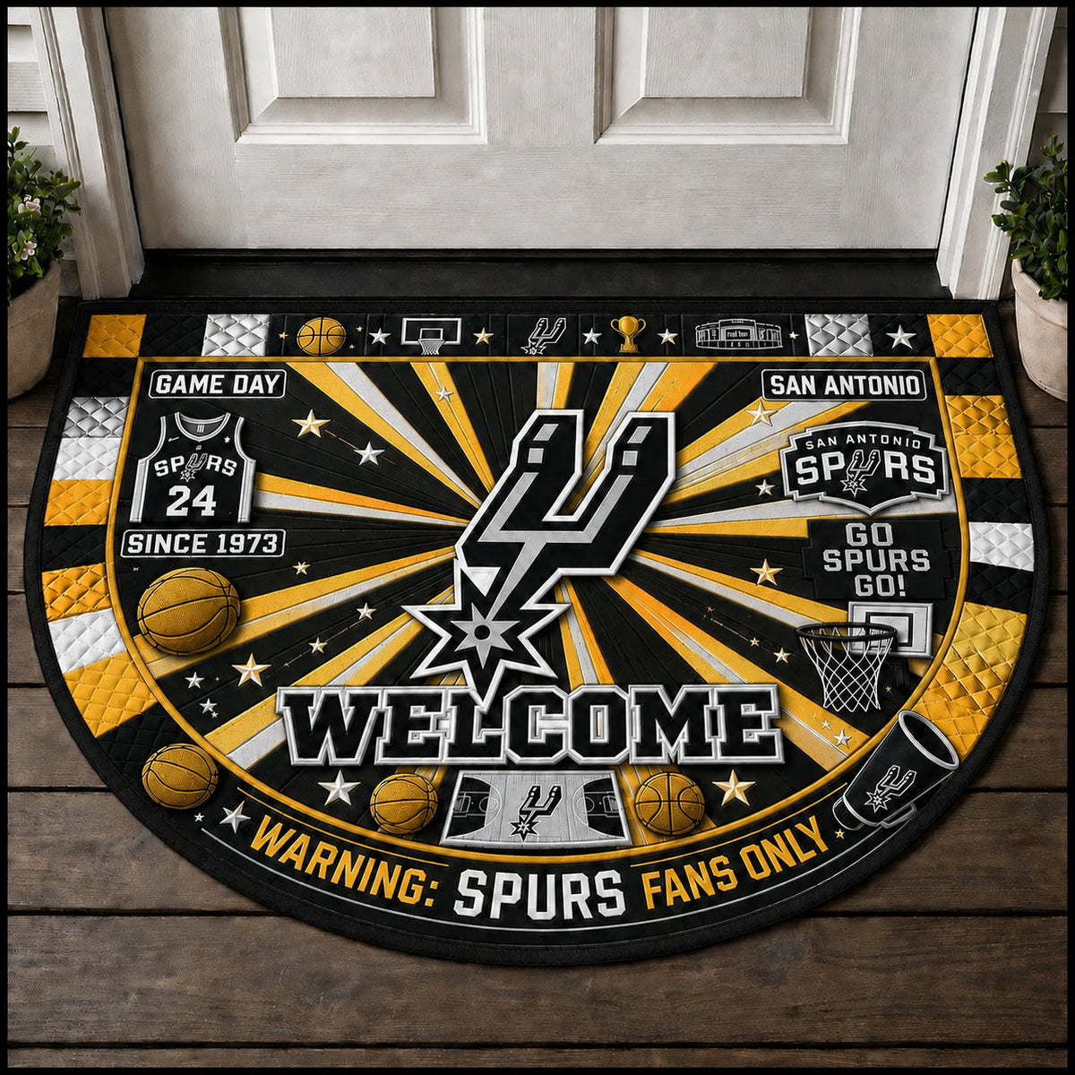 Basketball All Teams Custom Premium Welcome Mat – Personalized  Doormat