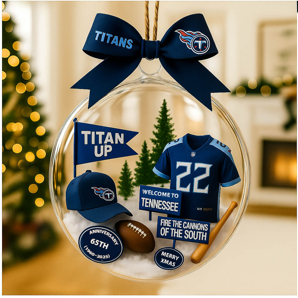 Christmas tree pendant with cute mascot and uniform of American baseball team - Ornament