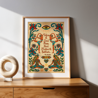 Yoga Take A Sad Pose And Make It Better No Frame Poster | 5To9Style