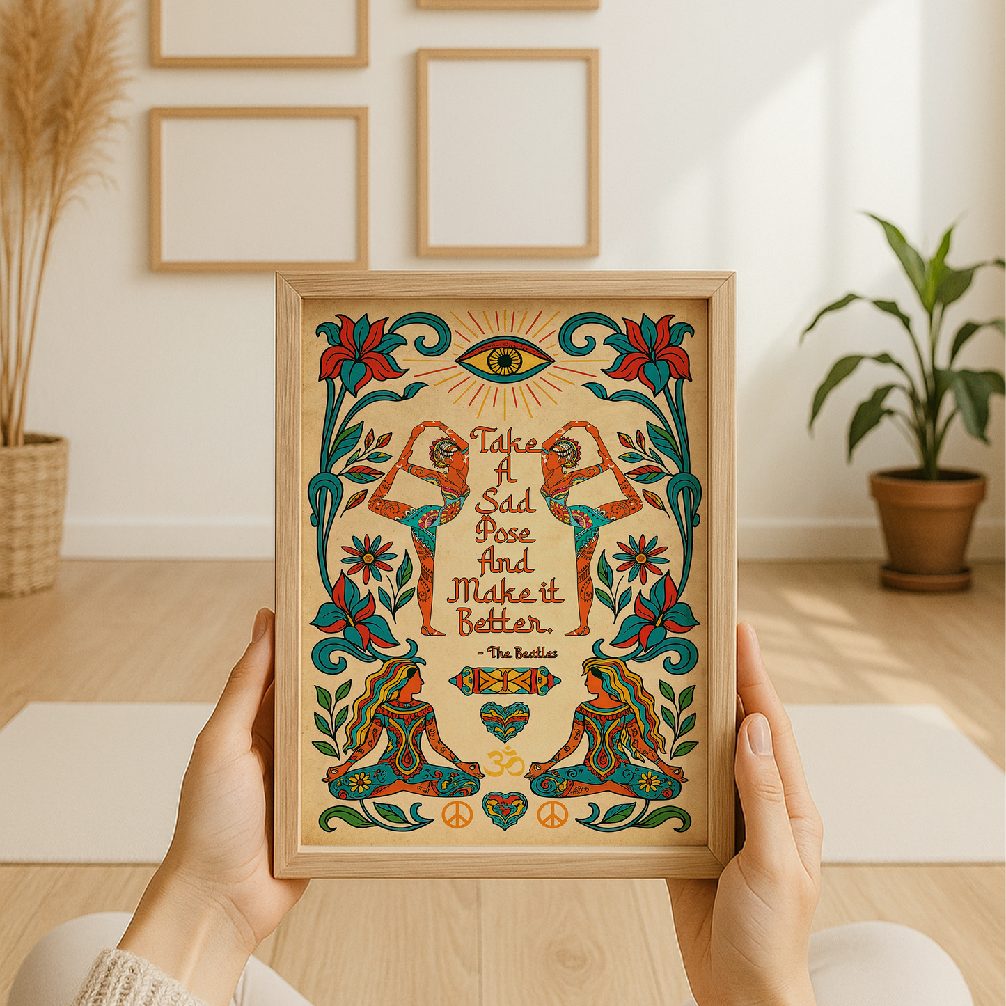 Yoga Take A Sad Pose And Make It Better No Frame Poster | 5To9Style