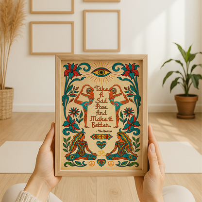 Yoga Take A Sad Pose And Make It Better No Frame Poster | 5To9Style