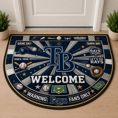 Baseball All Teams Custom Quilted Print Premium Welcome Mat Washable Black Border – Personalized Baseball Doormat