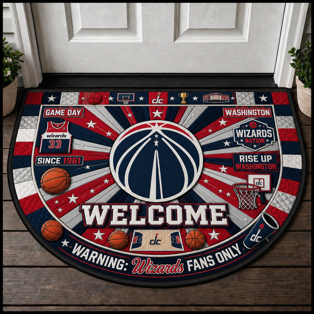 Basketball All Teams Custom Premium Welcome Mat – Personalized  Doormat