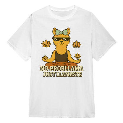 No Probllamaa Just Llamaste Chill Llama Yoga Classic Unisex T-Shirt | 5To9Style