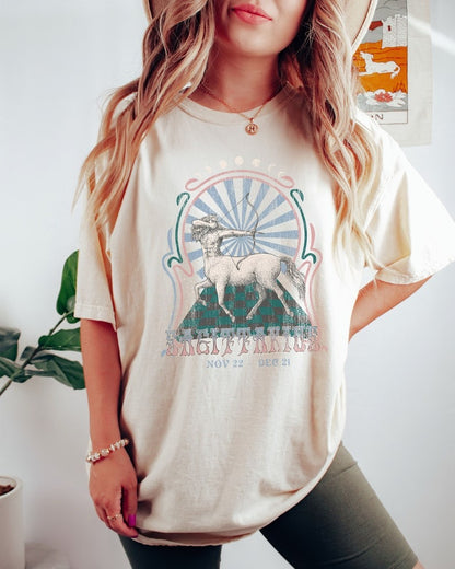 Zodiac Sagittarius Astrology Graphic Classic Unisex T-Shirt | 5To9Style