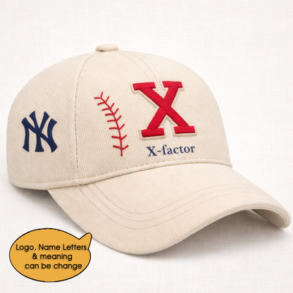 Baseball Personalized Letter 250th Anniversary USA  Unisex Baseball Cap