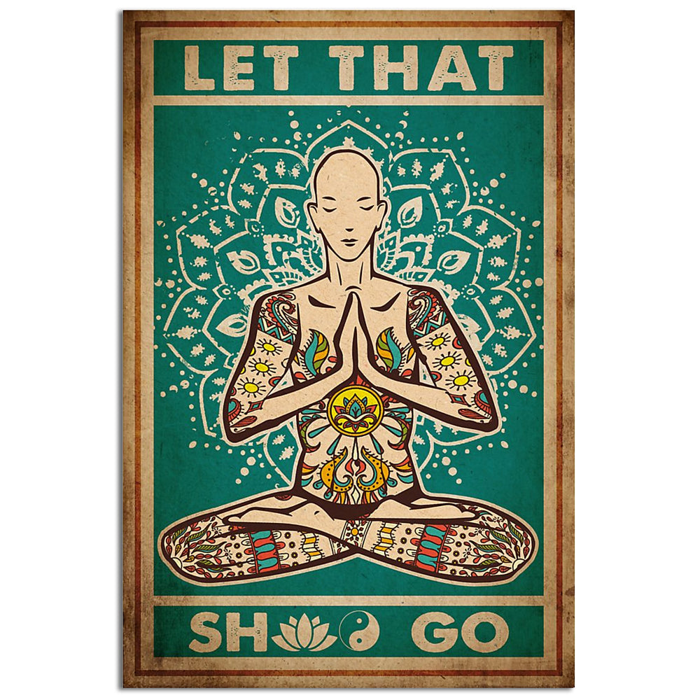 Yoga Be Strong In Life - Vertical Poster - 5to9style
