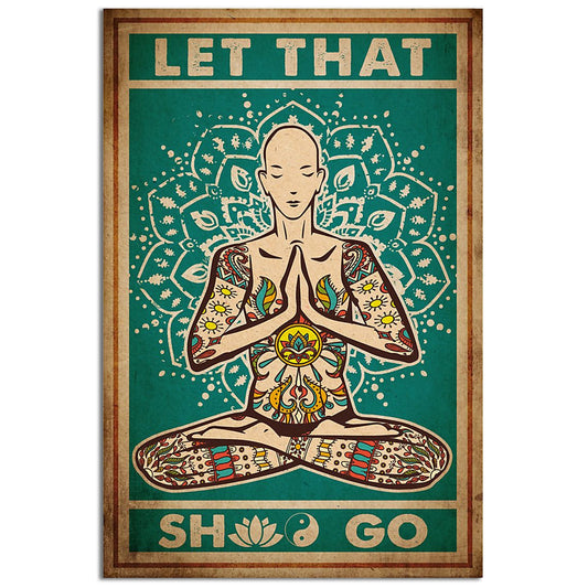 Yoga Be Strong In Life - Vertical Poster - 5to9style