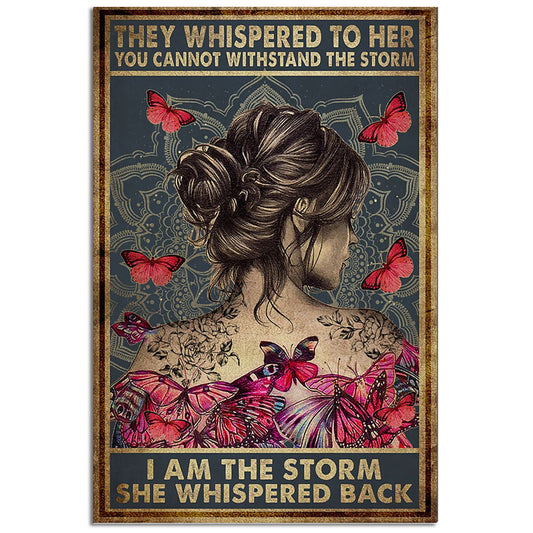 Yoga They Whispered To Her - Vertical Poster - 5to9style