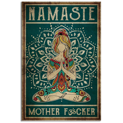 Yoga Life Peace Namaste - Vertical Poster - 5to9style