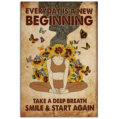 Yoga Love Sunflowers Amazing - Vertical Poster - 5to9style