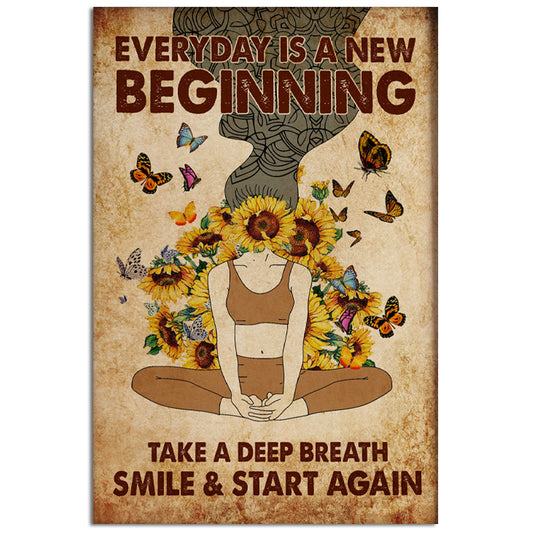 Yoga Love Sunflowers Amazing - Vertical Poster - 5to9style