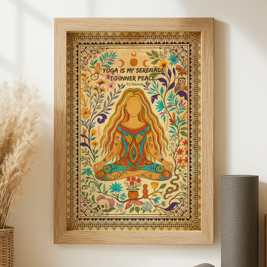 Yoga Is My Serenade To Inner Peace No Frame Poster | 5To9Style