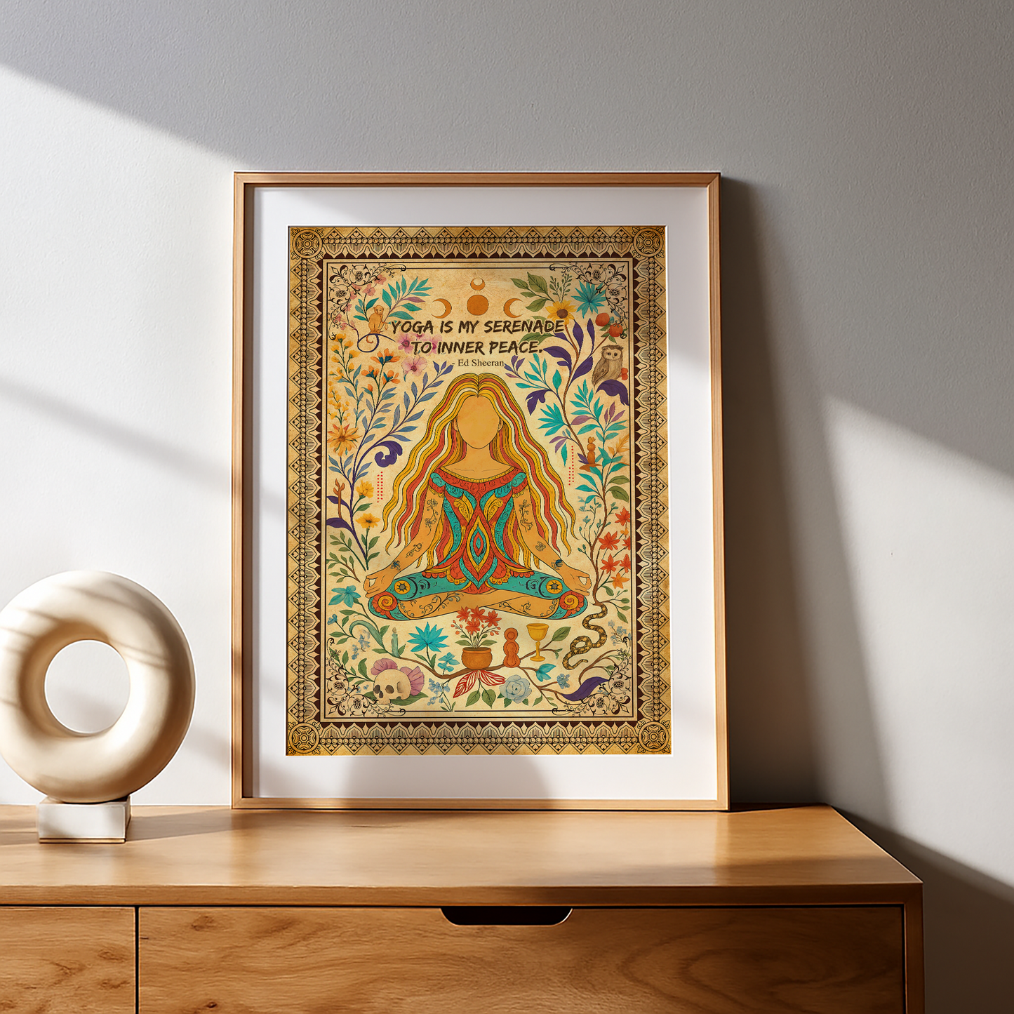 Yoga Is My Serenade To Inner Peace No Frame Poster | 5To9Style