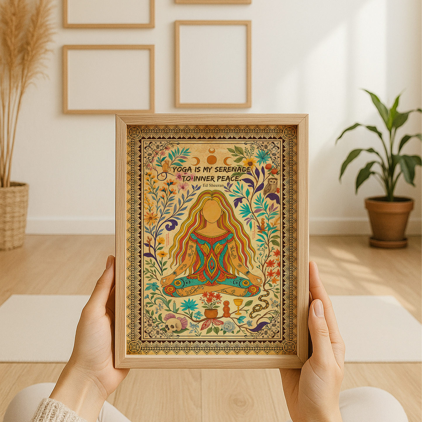 Yoga Is My Serenade To Inner Peace No Frame Poster | 5To9Style