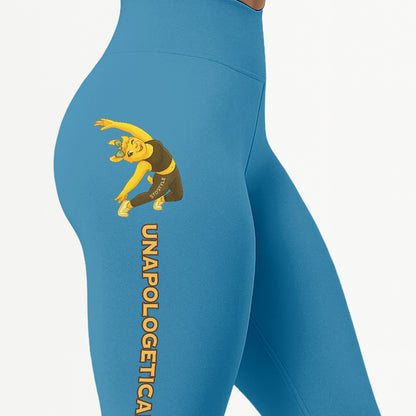 Unapologetically Me Chill Llama Yoga Pants All-Over Print Women's High Waist Leggings | 5To9Style