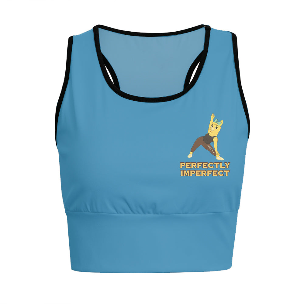 Perfectly Imperfect Chill Llama Yoga Women's Sports Bra