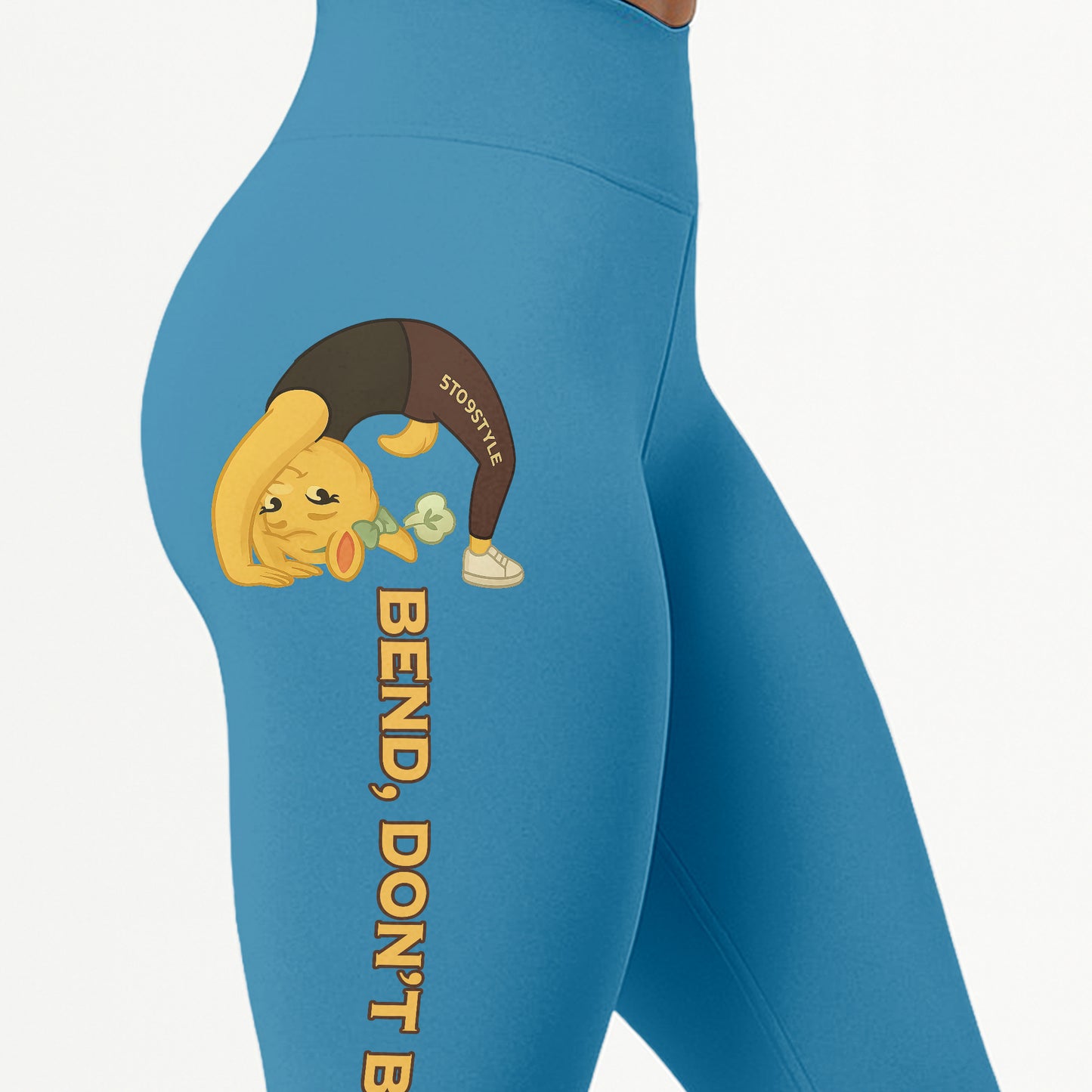 Bend, Donâ€™t Break Chill Llama Yoga Pants All-Over Print Women's High Waist Leggings | 5To9Style