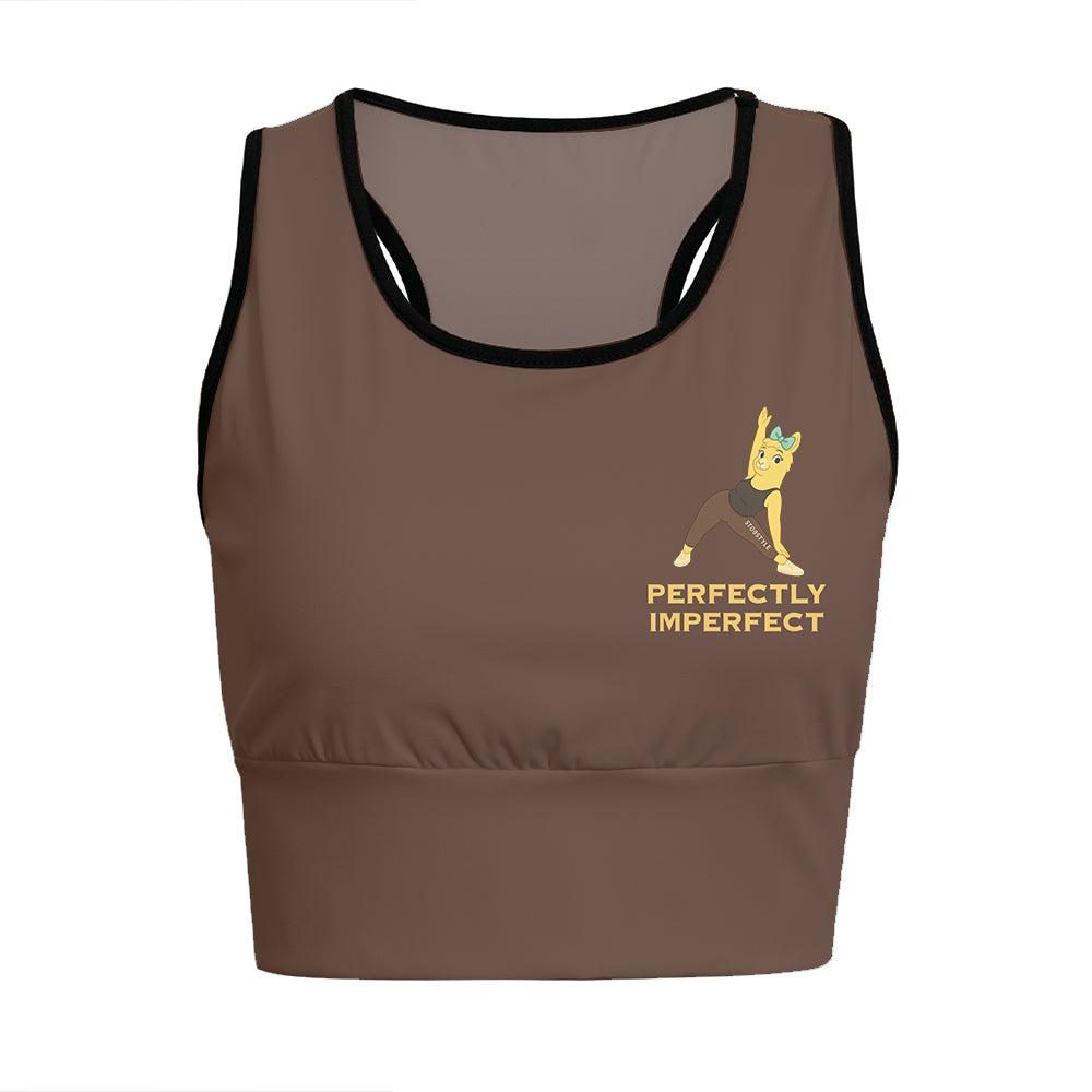 Perfectly Imperfect Chill Llama Yoga Women's Sports Bra