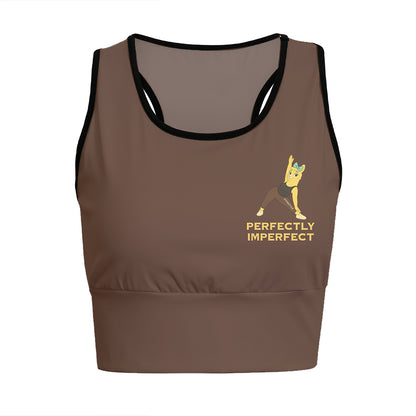 Perfectly Imperfect Chill Llama Yoga Women's Sports Bra