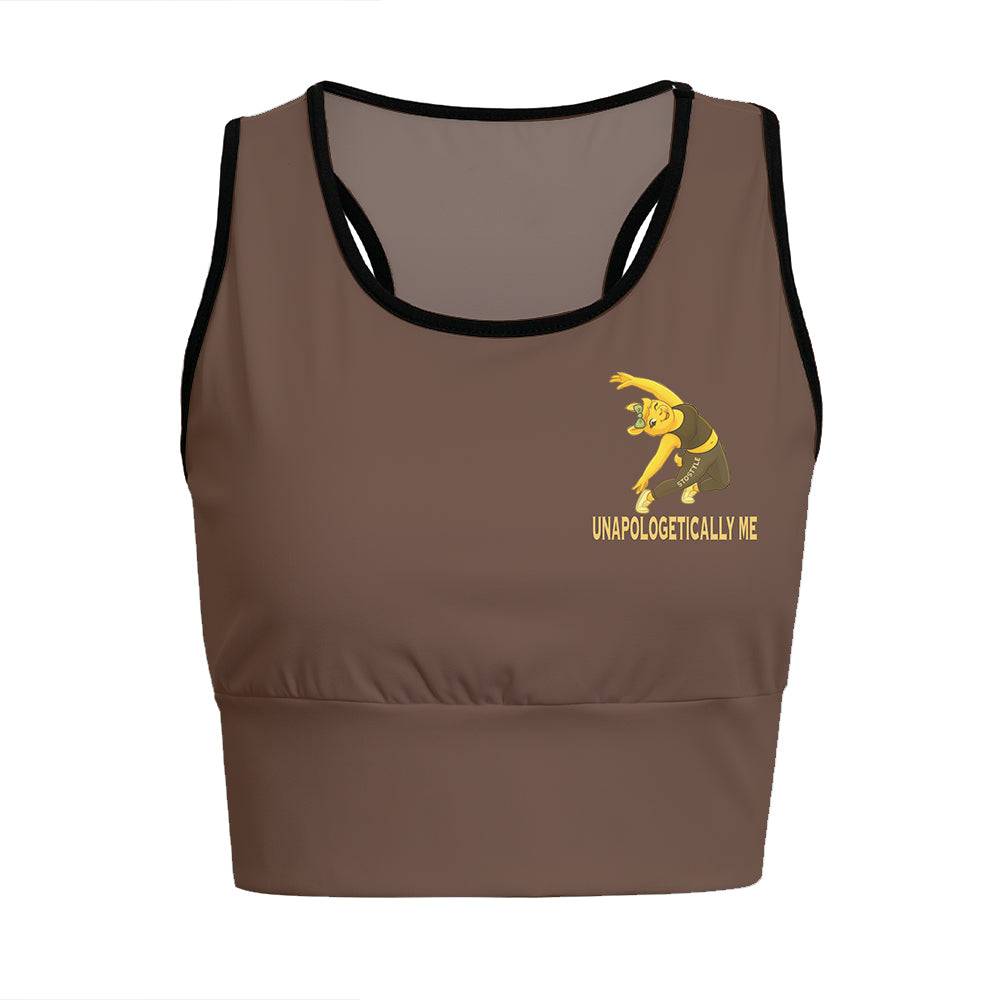 Unapologetically Me Chill Llama Yoga Women's Sports Bra