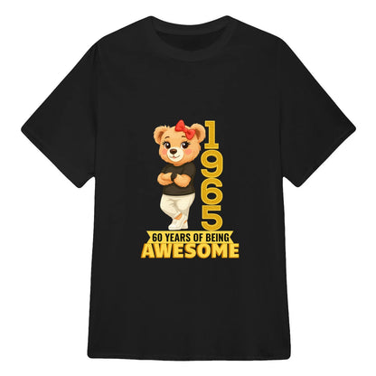 Chilling Bear Birthday Gift Idea Custom Year and Age T-shirt Classic Unisex T-Shirt | 5To9Style