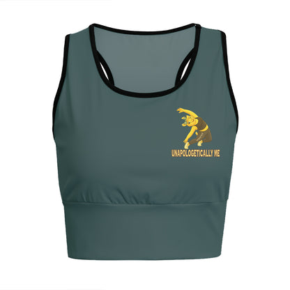 Unapologetically Me Chill Llama Yoga Women's Sports Bra