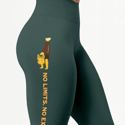 No Limits. No Excuses Chill Llama Yoga Pants All-Over Print Women's High Waist Leggings | 5To9Style