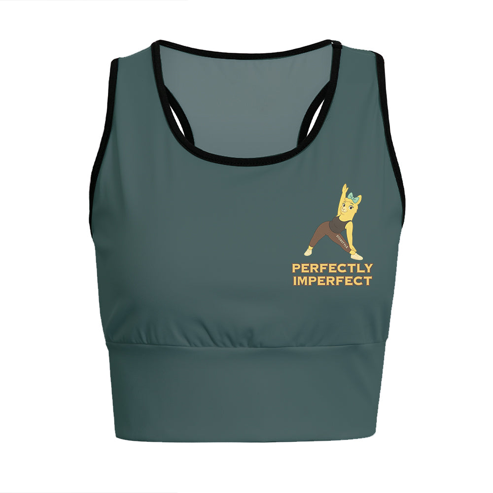 Perfectly Imperfect Chill Llama Yoga Women's Sports Bra