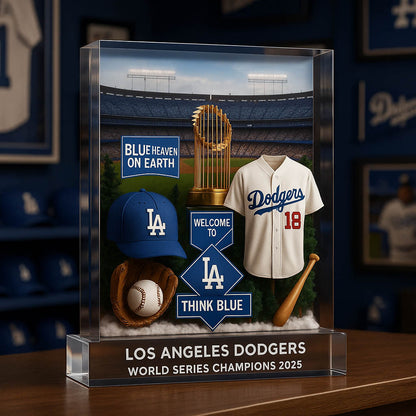 Lad  Baseball Team World Series Champions 2025  - Acrylic Plaque