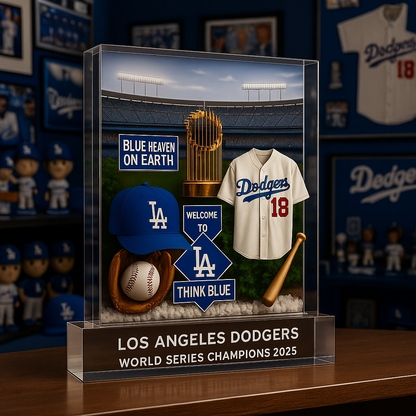 Lad  Baseball Team World Series Champions 2025  - Acrylic Plaque