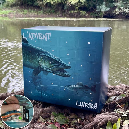 L'ADVENT'LURES 2024 Creative Fishing Christmas Fish Hook Blind Box advent calendar