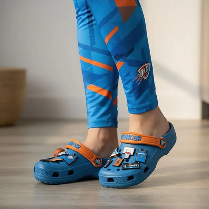 Basketball Trending OKC Basketball Champion 2025 Crocs With Charms