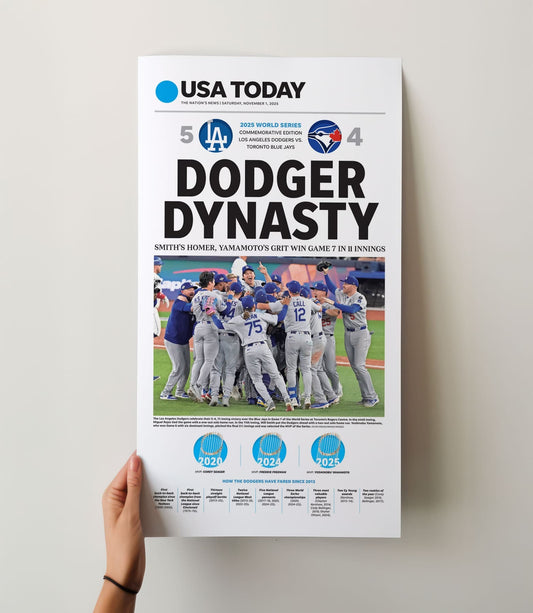 LAD Dynasty Front Page Wall Art