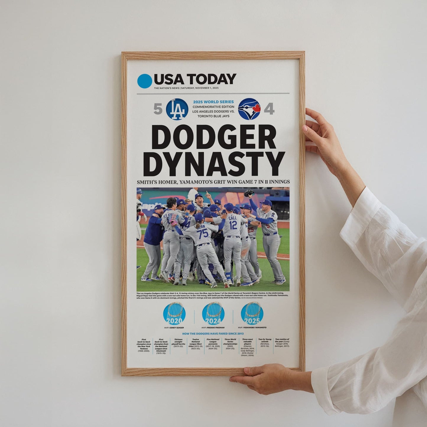 LAD Dynasty Front Page Wall Art