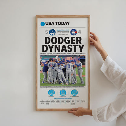 LAD Dynasty Front Page Wall Art