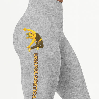 Unapologetically Me Chill Llama Yoga Pants All-Over Print Women's High Waist Leggings | 5To9Style